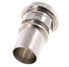 Din 11851 Melkkoppeling 50mm Laspuntstuk 1 1/4" (32mm) Slangpilaar Roestvrij Stalen Veiligheidskraag