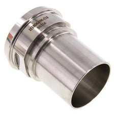 Din 11851 Melkkoppeling 86mm Laspuntstuk 2 1/2" (63mm) Slangpilaar RVS Veiligheidskraag