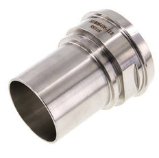 Din 11851 Melkkoppeling 86mm Laspuntstuk 2 1/2" (63mm) Slangpilaar RVS Veiligheidskraag