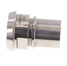 Din 11851 Melkkoppeling 56mm Laspuntstuk 1 1/2" (38mm) Slangpilaar RVS Veiligheidskraag