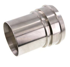 Din 11851 Melkkoppeling 120mm Laspuntstuk 4" (100mm) Slangpilaar RVS Veiligheidskraag