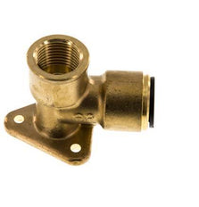 Sok Wandmontage G1/2'' Binnendraad X 15mm Push-In Messing 16bar