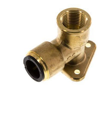 Sok Wandmontage G1/2'' Binnendraad X 15mm Push-In Messing 16bar