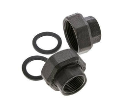 Pompfitting Rp1'' X G 1 1/2" Gietijzer Vlakke Afdichting NBR 20bar