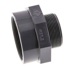 Verloopstuk G2'' Buitendraad X Rp2 1/2'' Binnendraad PVC-U 16bar En 1452-3