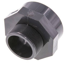 Verloopstuk G2'' Buitendraad X Rp2 1/2'' Binnendraad PVC-U 16bar En 1452-3