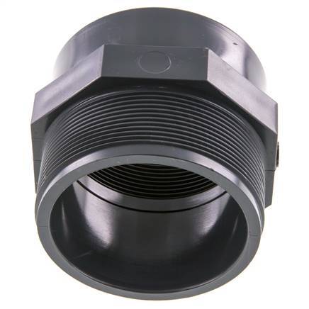 Verloopring Rp2 1/2'' Binnendraad X G3'' Buitendraad PVC-U 16bar En 1452-3