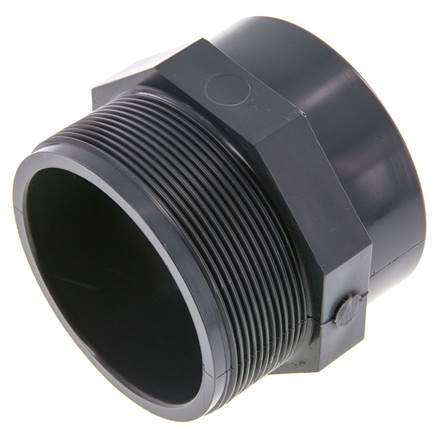 Verloopring Rp2 1/2'' Binnendraad X G3'' Buitendraad PVC-U 16bar En 1452-3