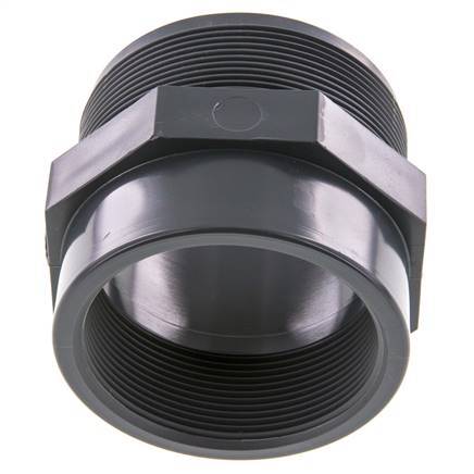 Verloopring Rp2 1/2'' Binnendraad X G3'' Buitendraad PVC-U 16bar En 1452-3