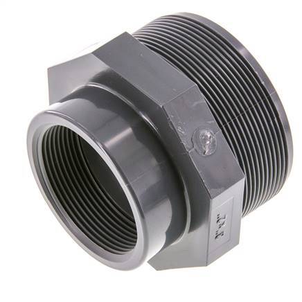 Verloopring Rp2'' Binnendraad X G3'' Buitendraad PVC-U 16bar En 1452-3