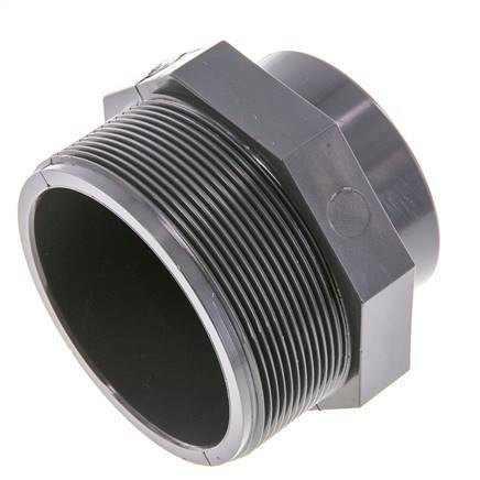 Verloopring Rp2'' Binnendraad X G3'' Buitendraad PVC-U 16bar En 1452-3