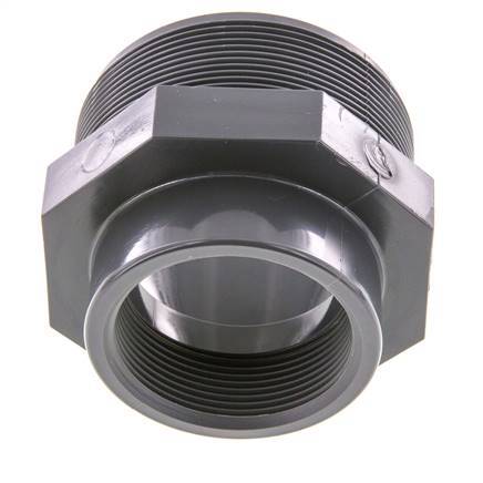 Verloopring Rp2'' Binnendraad X G3'' Buitendraad PVC-U 16bar En 1452-3