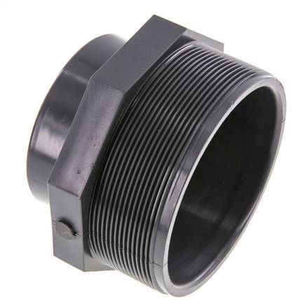 Verloopring Rp2 1/2'' Binnendraad X G4'' Buitendraad PVC-U 16bar En 1452-3