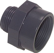 Reducing Adapter G3/4'' Male x Rp1'' Female PVC-U 16bar (224.8psi) EN 1452-3 [2 Pieces]