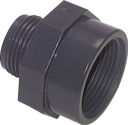 Reducing Adapter G1 1/2'' Male x Rp2'' Female PVC-U 16bar (224.8psi) EN 1452-3 [2 Pieces]