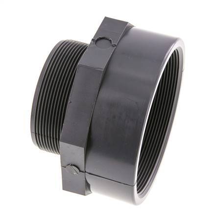 Verloopadapter G3'' Buitendraad X Rp4'' Binnendraad PVC-U 16bar En 1452-3