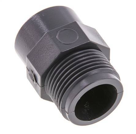 Verloopring Rp1/2'' Binnendraad X G3/4'' buitendraad PVC-U 16bar EN 1452-3 [5 Stuks]