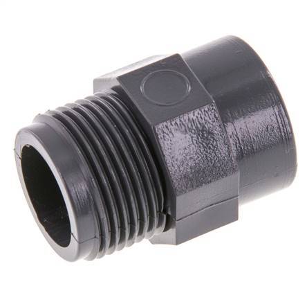 Verloopring Rp1/2'' Binnendraad X G3/4'' buitendraad PVC-U 16bar EN 1452-3 [5 Stuks]