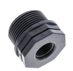Verloopring G1/2'' Binnendraad X G1 1/4'' Buitendraad Polypropyleen (PP) 10bar FDA 46mm Zeskant