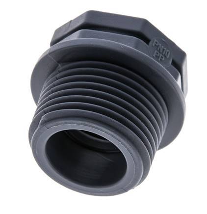 Reducing Ring G3/4'' Female x G1'' Male Polypropylene (pp) 10bar (140.5psi) FDA 36mm Hex [2 Pieces]