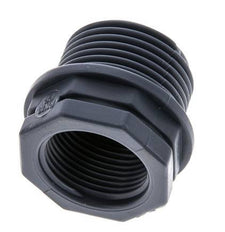Reducing Ring G3/4'' Female x G1'' Male Polypropylene (pp) 10bar (140.5psi) FDA 36mm Hex [2 Pieces]