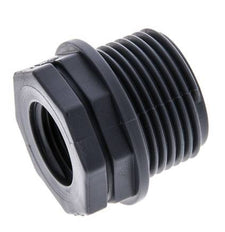 Verloopring G1/2'' Binnendraad X G1'' Buitendraad Polypropyleen (PP) 10bar FDA 36mm Hex [2 Stuks]
