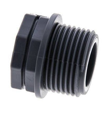 Verloopring G1/2'' Binnendraad X G1'' Buitendraad Polypropyleen (PP) 10bar FDA 36mm Hex [2 Stuks]