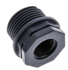 Reducing Ring G1/2'' Female x G1'' Male Polypropylene (pp) 10bar (140.5psi) FDA 36mm Hex [2 Pieces]