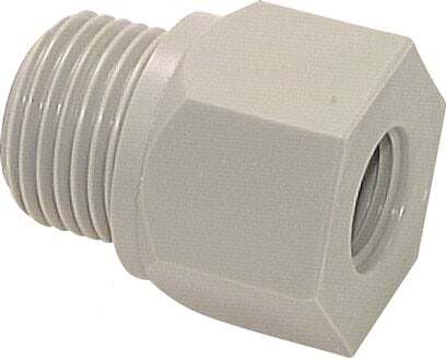 Verloopring G1/2'' Binnendraad X G1'' Binnendraad PVDF 10bar FDA 43mm Hex