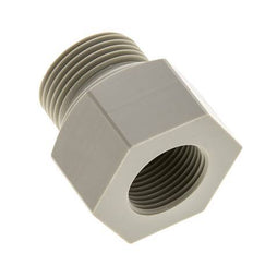 Verloopring G3/4'' Binnendraad X G1'' Buitendraad Polypropyleen (PP) 10bar FDA 43mm Hex