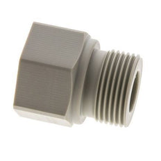 Verloopring G1/2'' Binnendraad X G3/4'' Buitendraad Polypropyleen (PP) 10bar FDA 32mm Hex