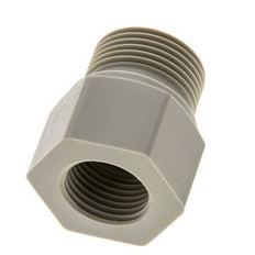 Verloopring G1/2'' Binnendraad X G3/4'' Buitendraad Polypropyleen (PP) 10bar FDA 32mm Hex