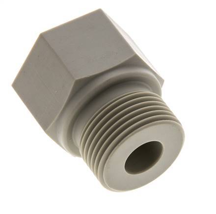 Verloopring G3/8'' Binnendraad X G3/4'' Buitendraad Polypropyleen (PP) 10bar FDA 32mm Zeskant