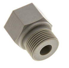 Verloopring G3/8'' Binnendraad X G3/4'' Buitendraad Polypropyleen (PP) 10bar FDA 32mm Zeskant