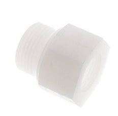 Verloopring G3/4'' Binnendraad X G1'' Buitendraad PVDF 10bar FDA 43mm Hex