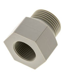 Verloopring G3/4'' Binnendraad X G1'' Buitendraad PVDF 10bar FDA 43mm Hex