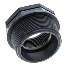 Verloopring G3/4'' Binnendraad X G1'' Buitendraad PVDF 10bar FDA 43mm Hex