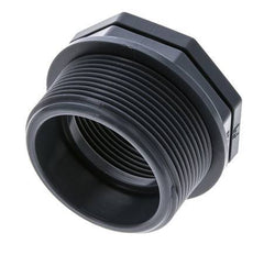 Verloopring G3/4'' Binnendraad X G1'' Buitendraad PVDF 10bar FDA 43mm Hex