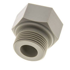 Verloopring G1/2'' Binnendraad X G1'' Buitendraad Polypropyleen (PP) 10bar FDA 43mm Hex