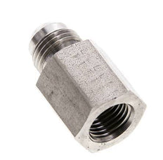 JIC Verloopnippel G1/4'' Binnendraad X UNF 9/16''-18 Buitendraad RVS 275bar