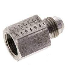 JIC Verloopnippel G3/8'' Binnendraad X UNF 9/16''-18 Buitendraad RVS 275bar