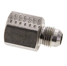 JIC Verloopnippel G3/8'' Binnendraad X UNF 9/16''-18 Buitendraad RVS 275bar