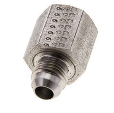 JIC Verloopnippel G3/8'' Binnendraad X UNF 9/16''-18 Buitendraad RVS 275bar