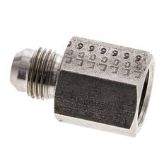 JIC Verloopnippel G3/8'' Binnendraad X UNF 9/16''-18 Buitendraad RVS 275bar