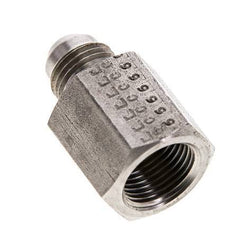 JIC Verloopnippel G3/8'' Binnendraad X UNF 9/16''-18 Buitendraad RVS 275bar