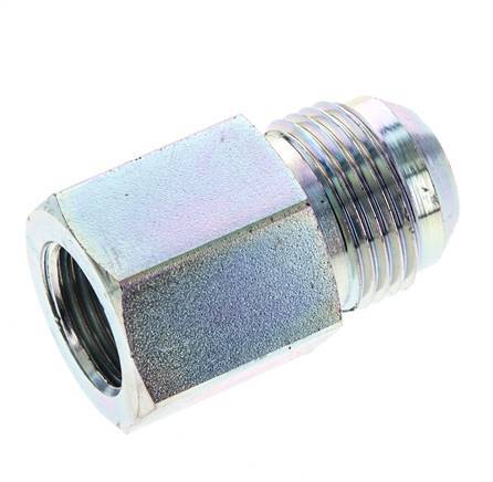 JIC Verloopnippel G1/2'' Binnendraad X UN 1-1/16''-12 Buitendraad Staal 210bar
