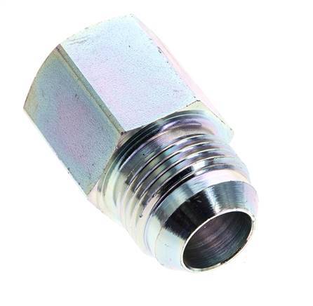JIC Verloopnippel G1/2'' Binnendraad X UN 1-1/16''-12 Buitendraad Staal 210bar