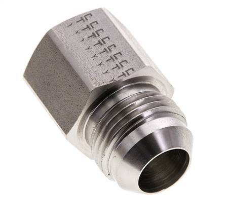 JIC Verloopnippel G1/2'' Binnendraad X UN 1-1/16''-12 Buitendraad RVS 210bar