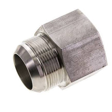 JIC Verloopnippel G1 1/2''-Binnendraad X UN 1-7/8''-12 Buitendraad RVS 105bar