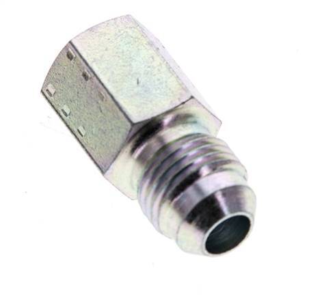 JIC Verloopnippel G1/8'' Binnendraad X UNF 1/2''-20 Buitendraad Staal 275bar